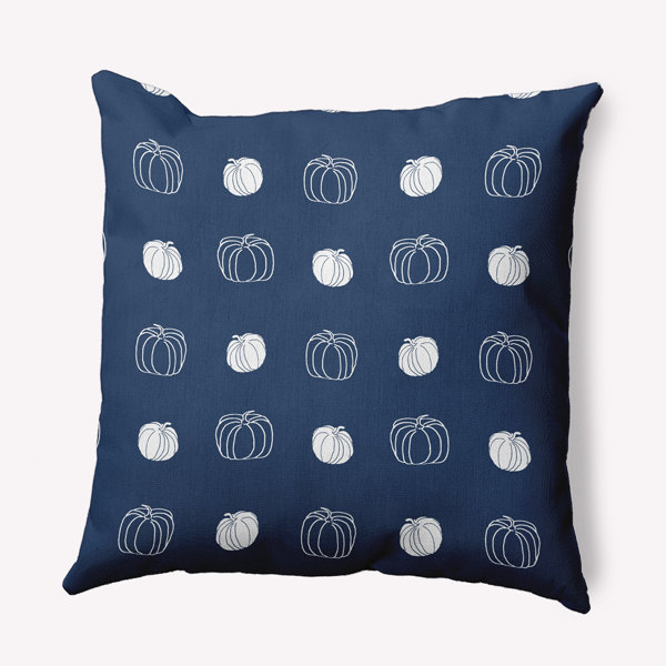 Pumpkin Pattern Indoor/Outdoor Throw Pillow
