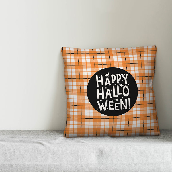 Plaid Outdoor Throw Pillow
