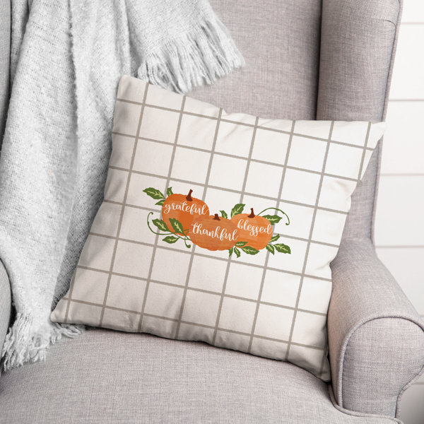 Plaid Throw Pillow