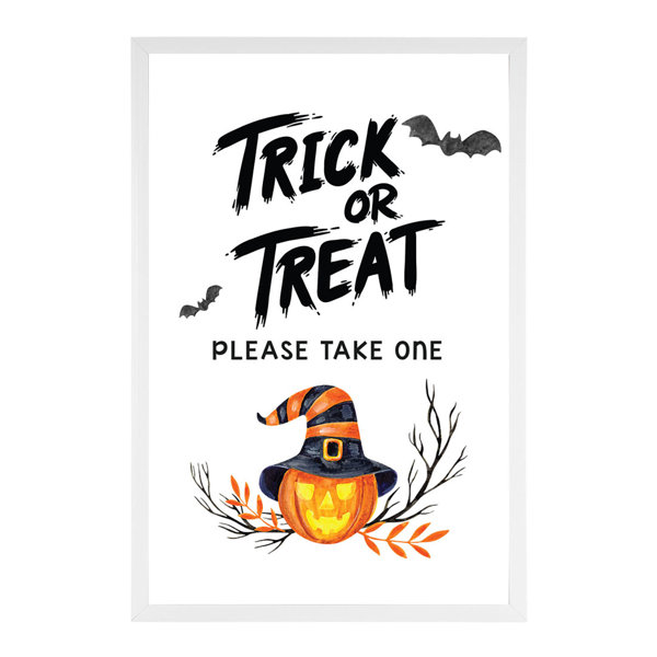 Halloween Ghost and Jack-O-Lantern Decorative Accent