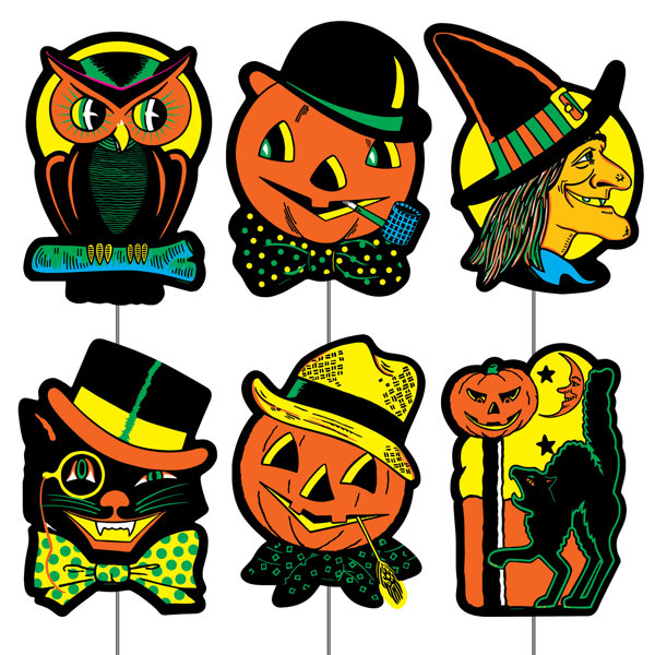Plastic Halloween Yard Signs