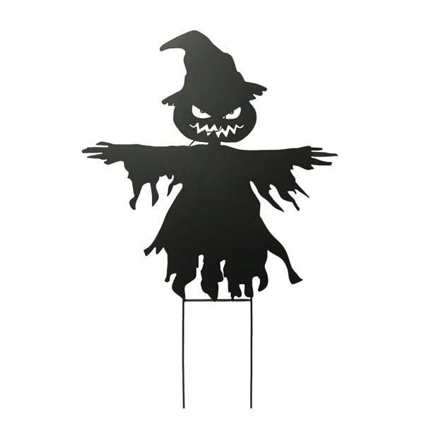Haunted Hill Farm 36-In LED Scarecrow with Eyes Halloween Decoration