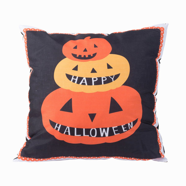 20x20" Halloween Pumpkin Pillow
